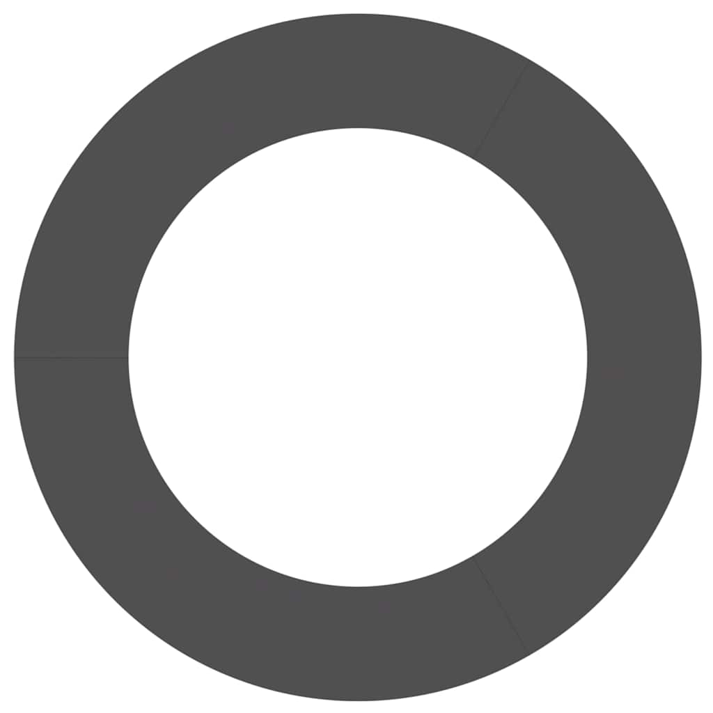 geeignet für flachen Baumring Schwarz Ø60 / 90 cm Stahl