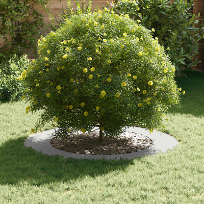 geeignet für flachen Baumring Weiß Ø60 / 90 cm Stahl