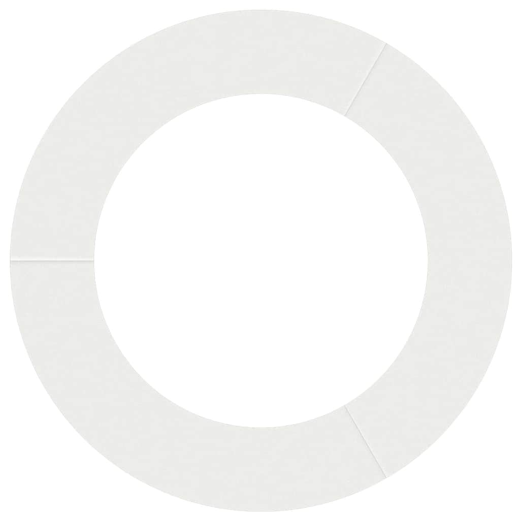 geeignet für flachen Baumring Weiß Ø60 / 90 cm Stahl