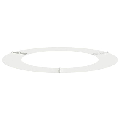 vidaXL geeignet für flache Baumringe 5 pcs Weiß Ø60 / 90 cm Stahl