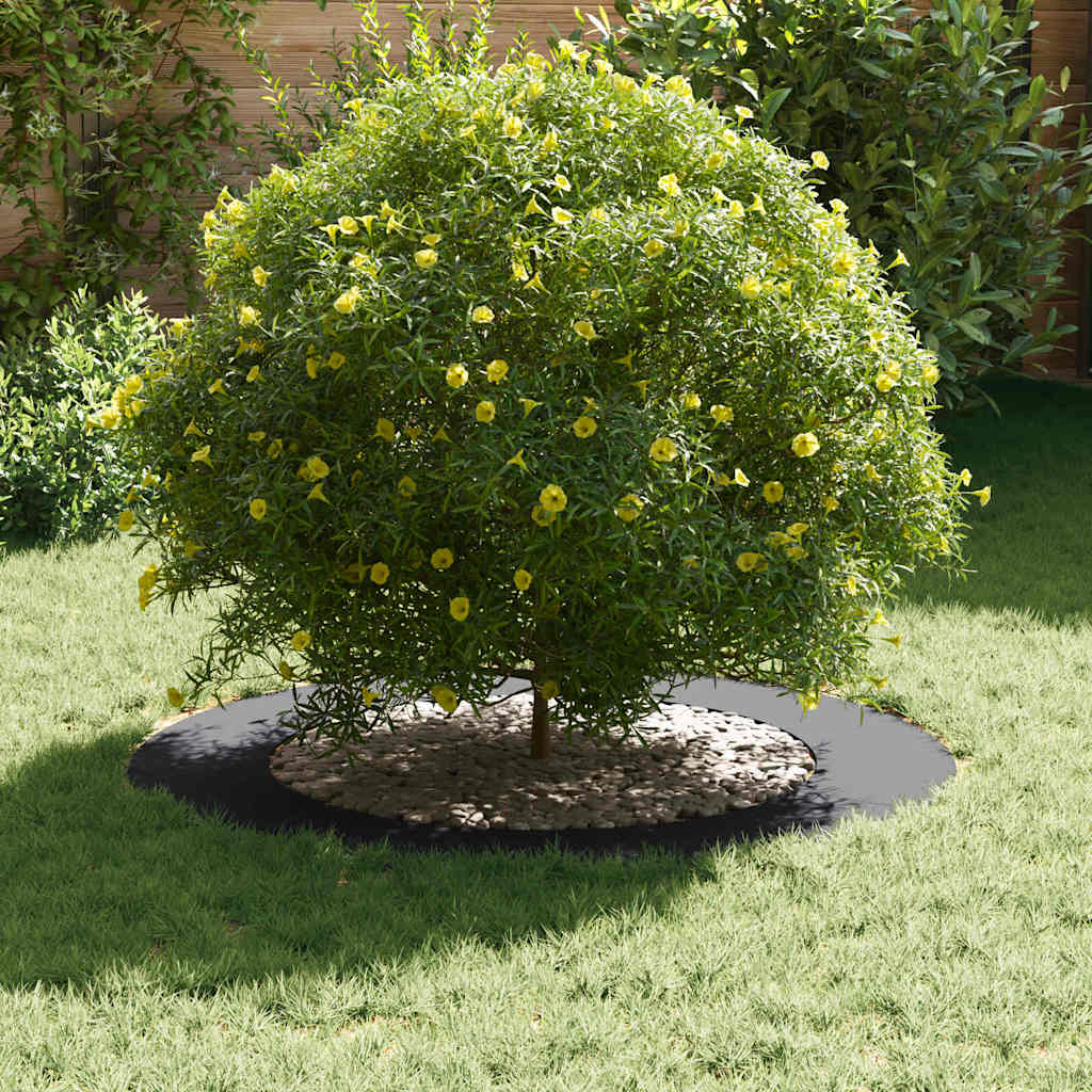 vidaXL geeignet für flachen Baumring Anthrazit Ø60 / 90 cm Stahl