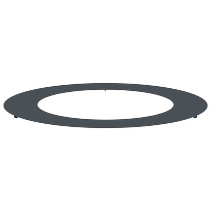 vidaXL geeignet für flachen Baumring Anthrazit Ø60 / 90 cm Stahl