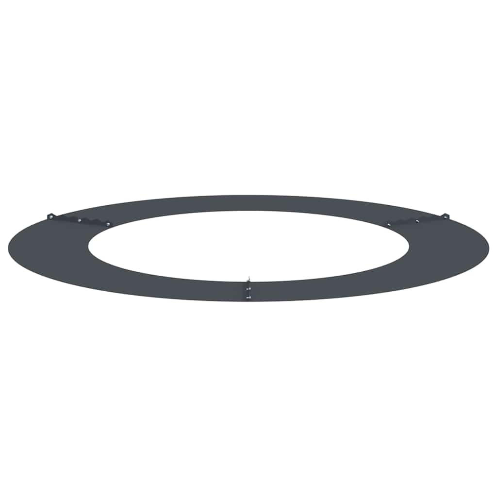 vidaXL geeignet für flache Baumringe 5 pcs Anthrazit Ø60 / 90 cm Stahl