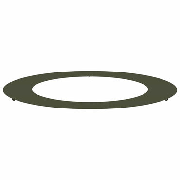 vidaXL geeignet für flachen Baumring Olivgrün Ø60 / 90 cm Stahl