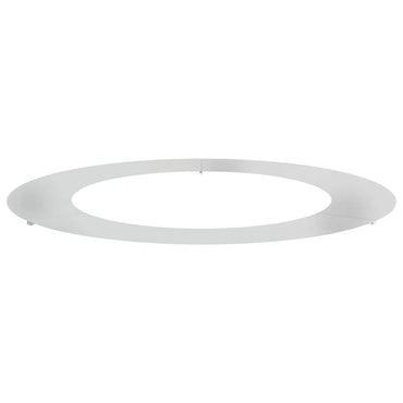 vidaXL geeignet für flachen Baumring Silber Ø60 / 90 cm Verzinkter Stahl