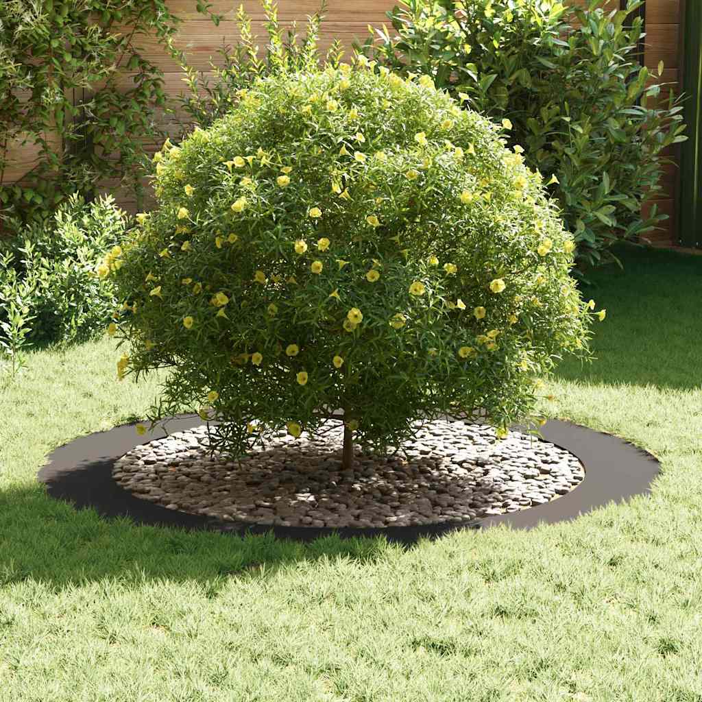 geeignet für flachen Baumring Schwarz Ø90 / 120 cm Stahl