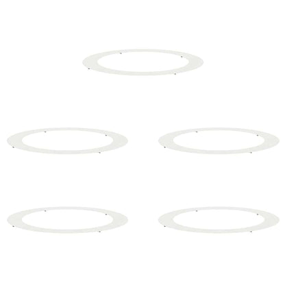 geeignet für flache Baumringe 5 pcs Weiß Ø90 / 120 cm Stahl