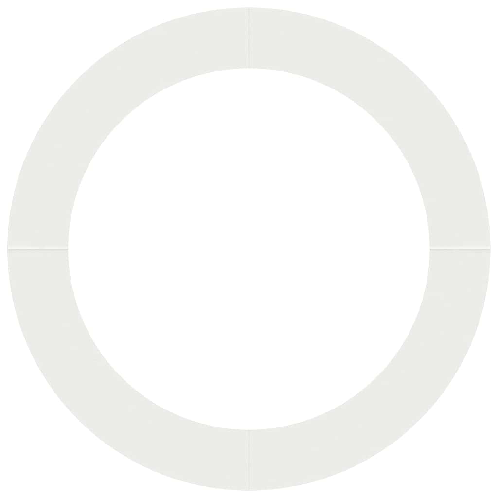 geeignet für flache Baumringe 5 pcs Weiß Ø90 / 120 cm Stahl