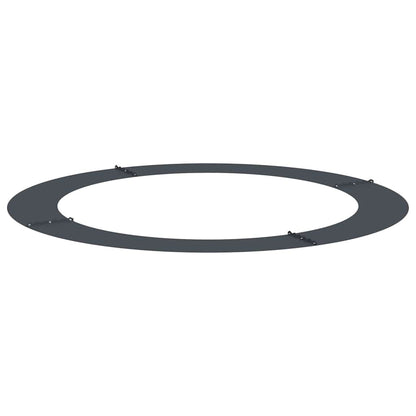 geeignet für flachen Baumring Anthrazit Ø90 / 120 cm Stahl