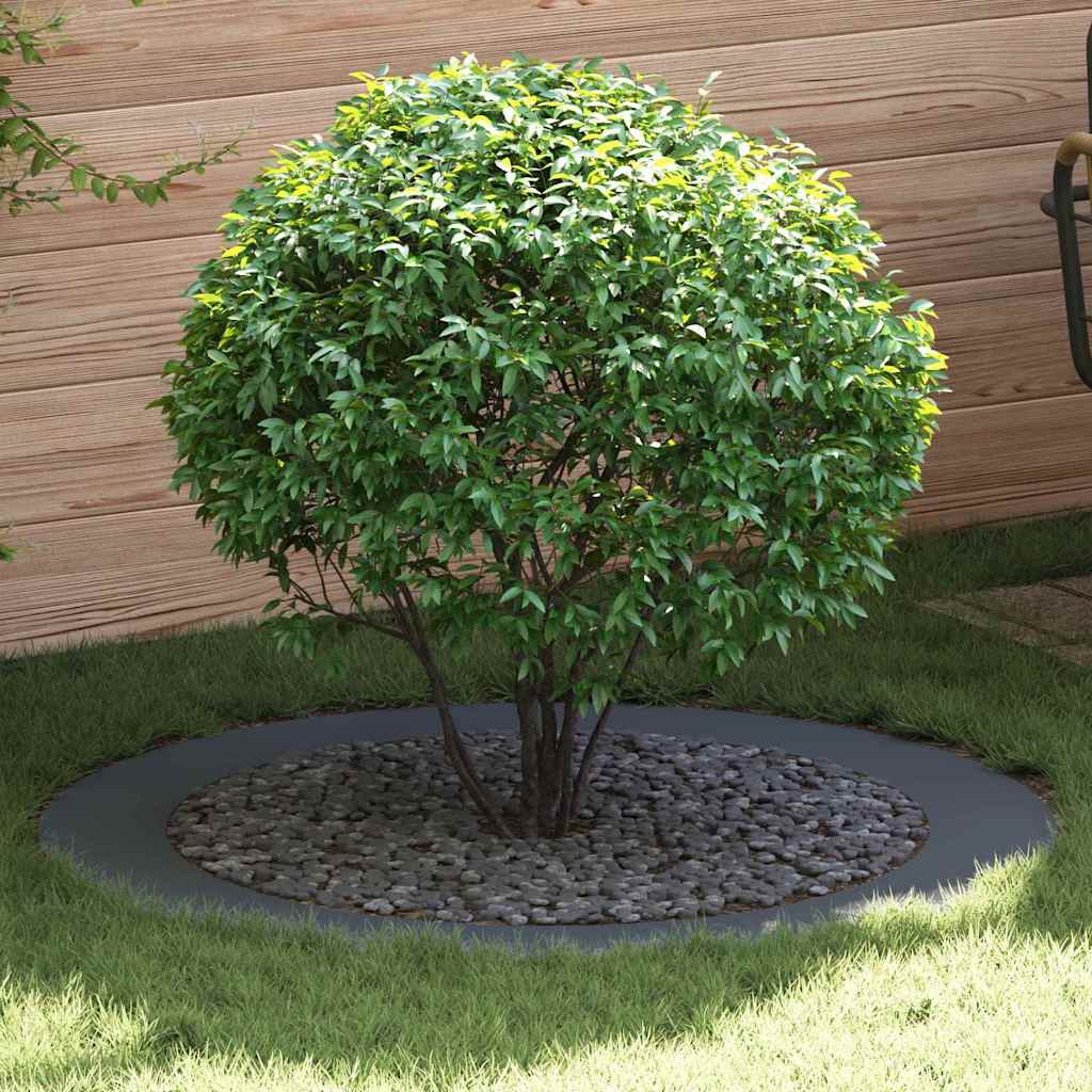 vidaXL geeignet für flache Baumringe 5 pcs Anthrazit Ø90 / 120 cm Stahl