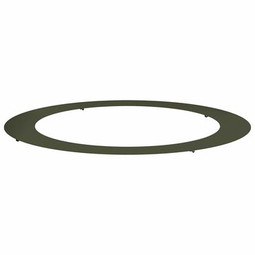 vidaXL geeignet für flachen Baumring Olivgrün Ø90 / 120 cm Stahl