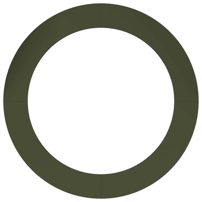 vidaXL geeignet für flachen Baumring Olivgrün Ø90 / 120 cm Stahl