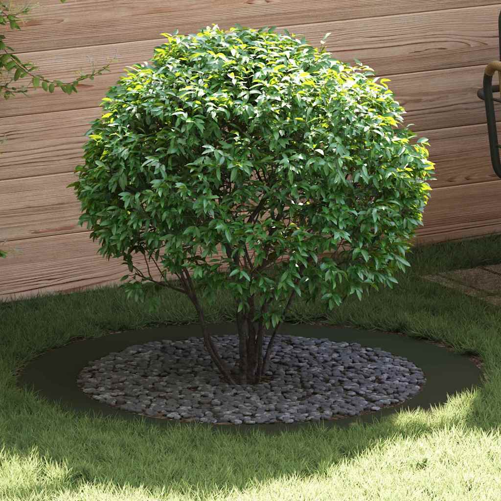 vidaXL geeignet für flache Baumringe 5 pcs Olivgrün Ø90 / 120 cm Stahl