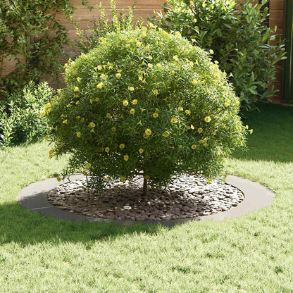 geeignet für flachen Baumring Silber Ø90 / 120 cm Edelstahl