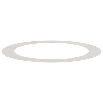 geeignet für flachen Baumring Silber Ø90 / 120 cm Edelstahl
