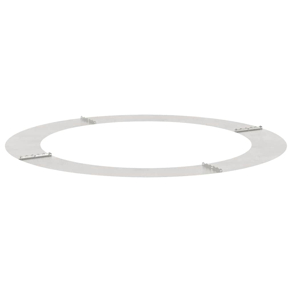 geeignet für flachen Baumring Silber Ø90 / 120 cm Edelstahl