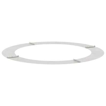 vidaXL geeignet für flache Baumringe 5 pcs Silber Ø90 / 120 cm Edelstahl
