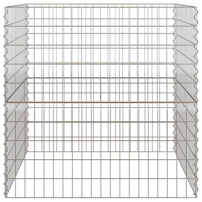 vidaXL Quadratischer Komposter 100 x 100 x 100 cm Eisen