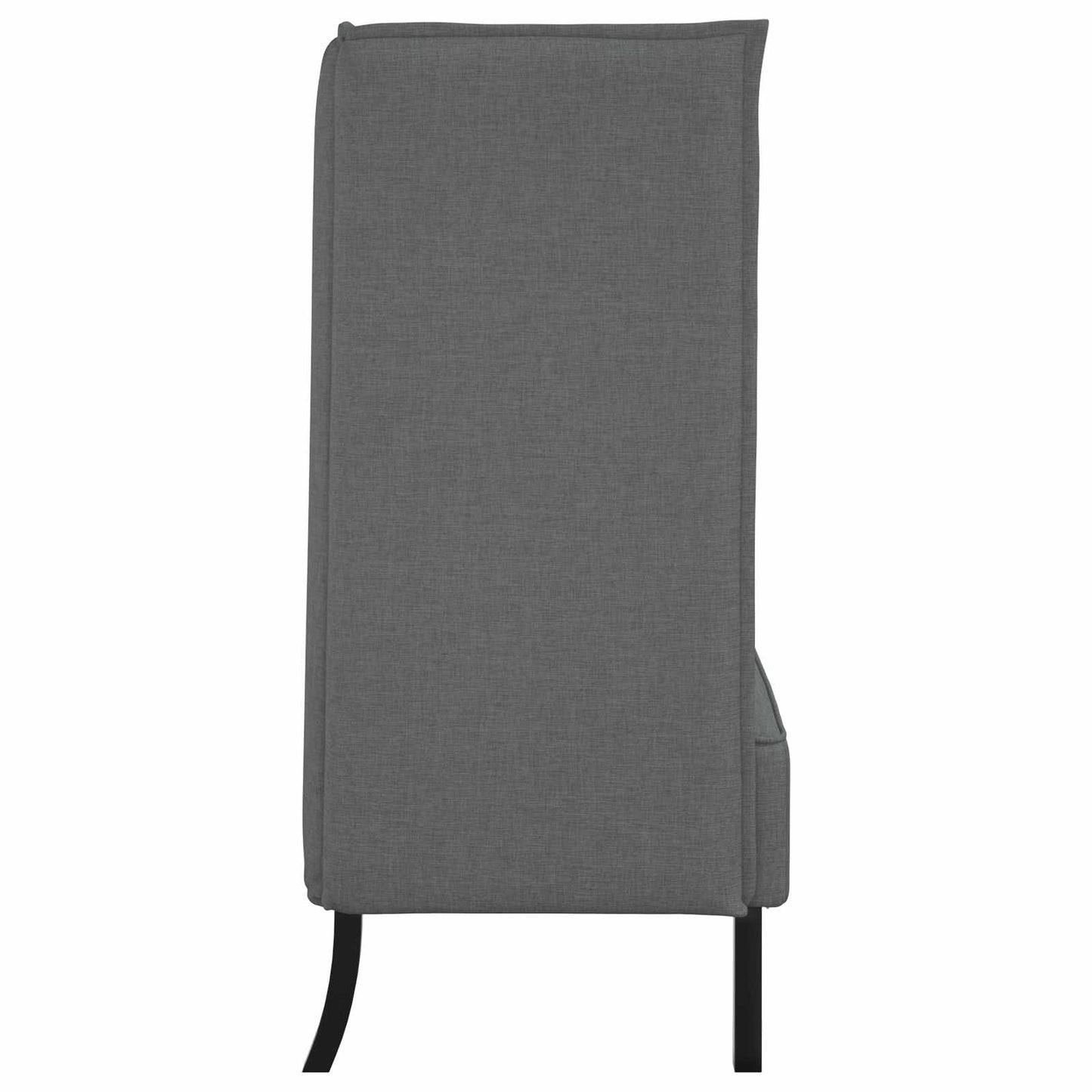 vidaXL Hoher Rücken Sofa 101cm Dunkelgrau Stoff