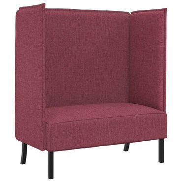 vidaXL Hoher Rücken Sofa Weinrot 109 x 56 x 121 cm Stoff