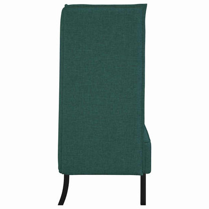 vidaXL Hoher Rücken Sofa Dunkelgrün 109 x 56 x 121 cm Stoff