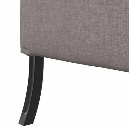 vidaXL Hoher Rücken Sofa 101cm Taupe Stoff