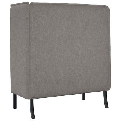 vidaXL Hoher Rücken Sofa 101cm Taupe Stoff