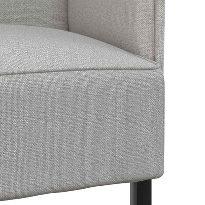 vidaXL Hoher Rücken Sofa Wolkengrau 109 x 56 x 121 cm Stoff