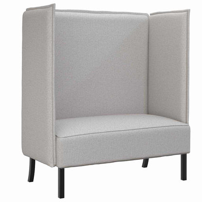 vidaXL Hoher Rücken Sofa Wolkengrau 109 x 56 x 121 cm Stoff