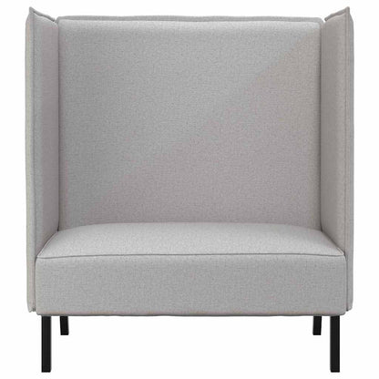 vidaXL Hoher Rücken Sofa Wolkengrau 109 x 56 x 121 cm Stoff