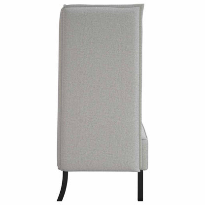 vidaXL Hoher Rücken Sofa Wolkengrau 109 x 56 x 121 cm Stoff