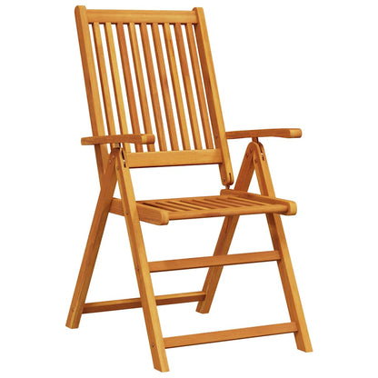 vidaXL Salon de jardin à dîner 7 pcs Bois d'acacia massif Marron