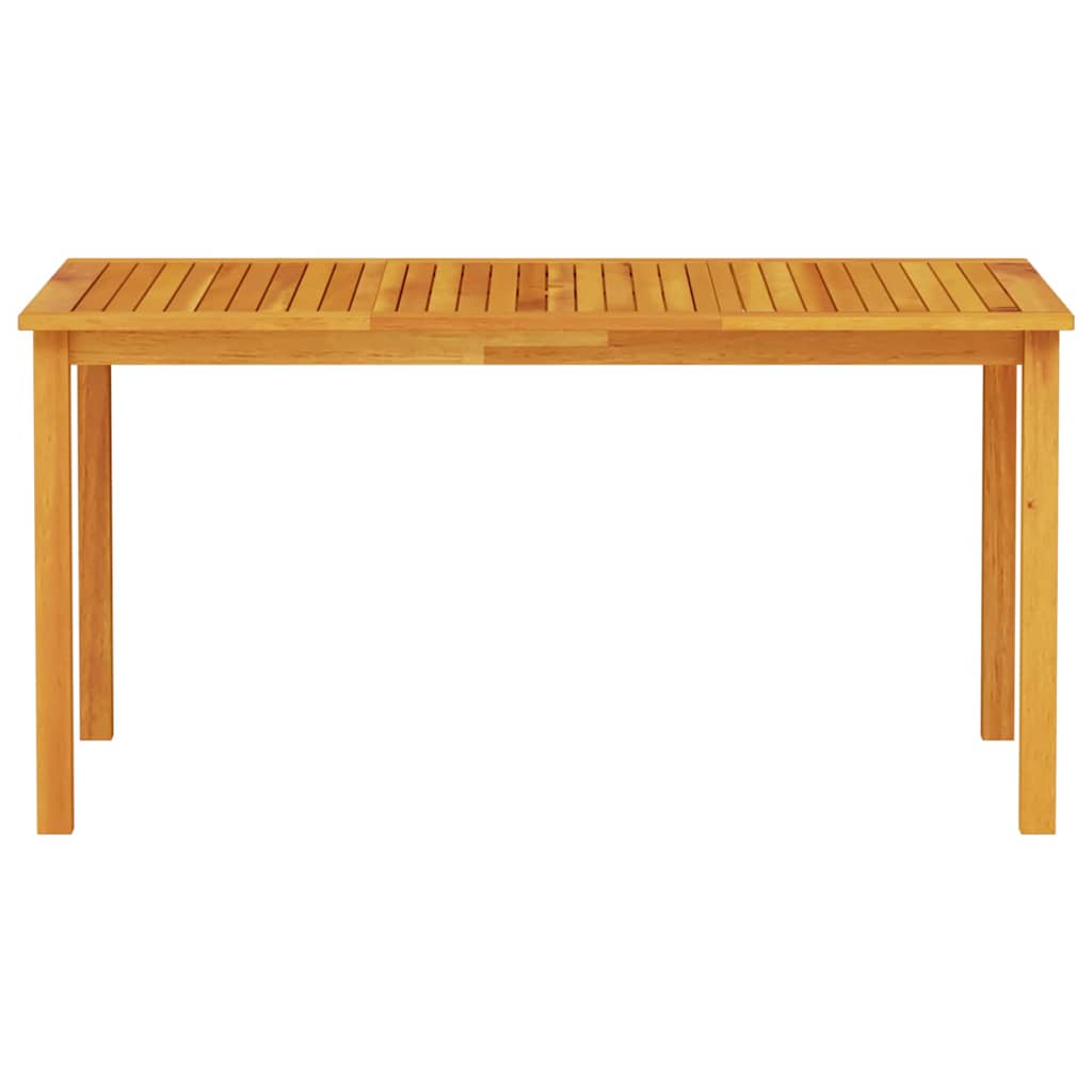 vidaXL Salon de jardin à dîner 7 pcs Bois d'acacia massif Marron