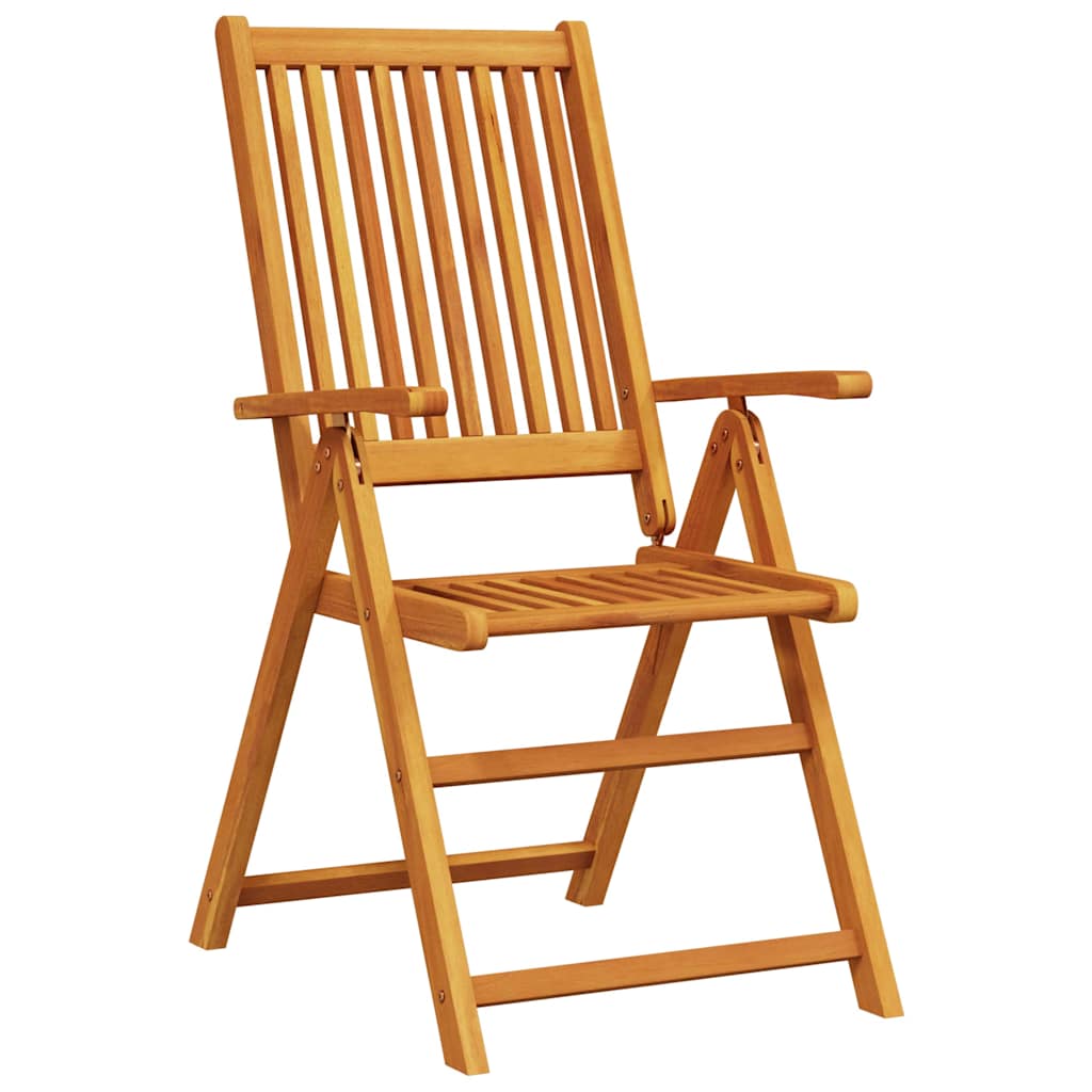 vidaXL Salon de jardin 7 pcs Marron Bois d'acacia massif