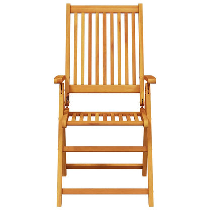 vidaXL Salon de jardin 7 pcs Marron Bois d'acacia massif