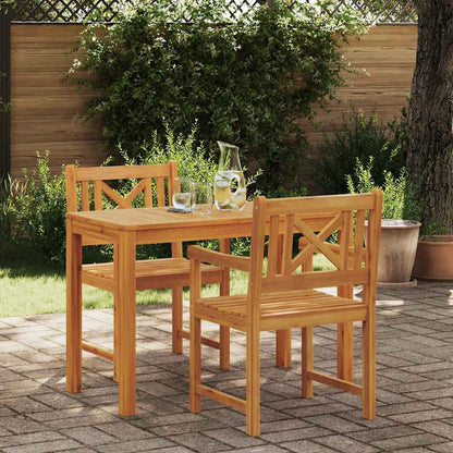 vidaXL Garten Essgruppe 3 pcs Braun Akazie Massivholz