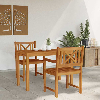 vidaXL Garten Essgruppe 3 pcs Braun Akazie Massivholz
