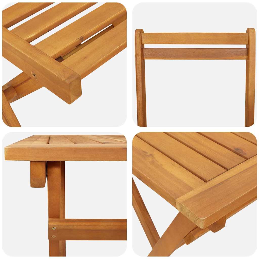 vidaXL Garten Essgruppe 9 pcs Braun Massivholz Akazie