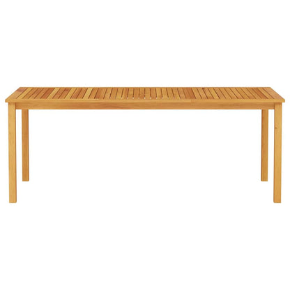 Garten Essgruppe 7 pcs Braun Massivholz Akazie