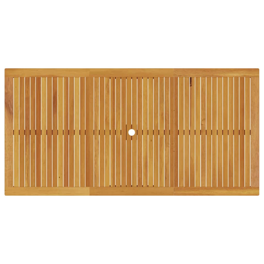 Garten Essgruppe 7 pcs Braun Massivholz Akazie