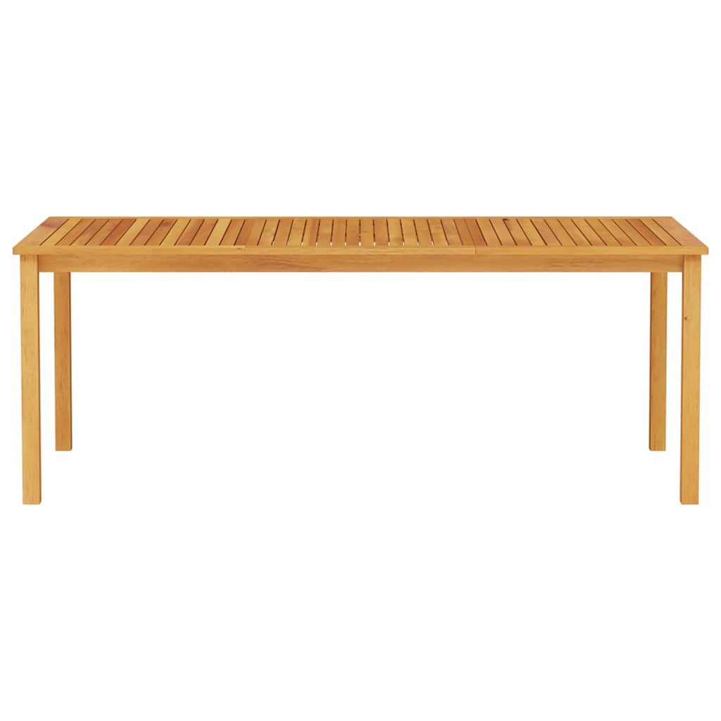 vidaXL Salon de jardin à manger 7 pcs Bois d'acacia massif marron