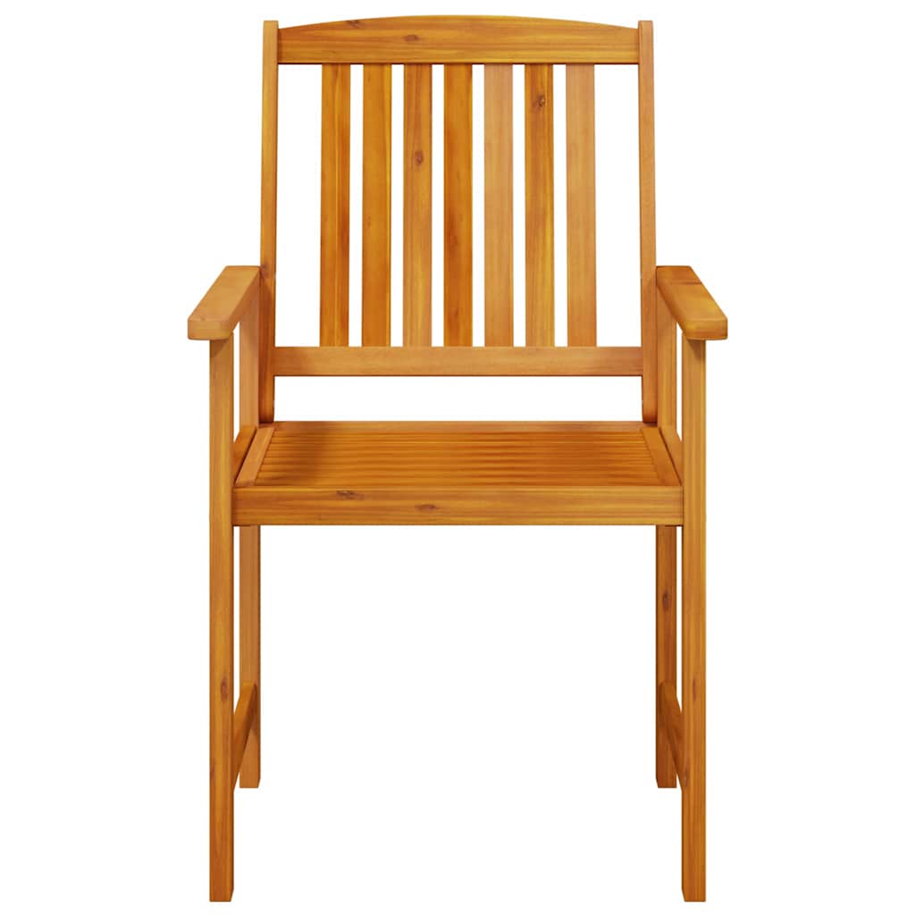 vidaXL Ensemble de salle à manger de jardin 3 pcs Bois d'acacia massif Marron