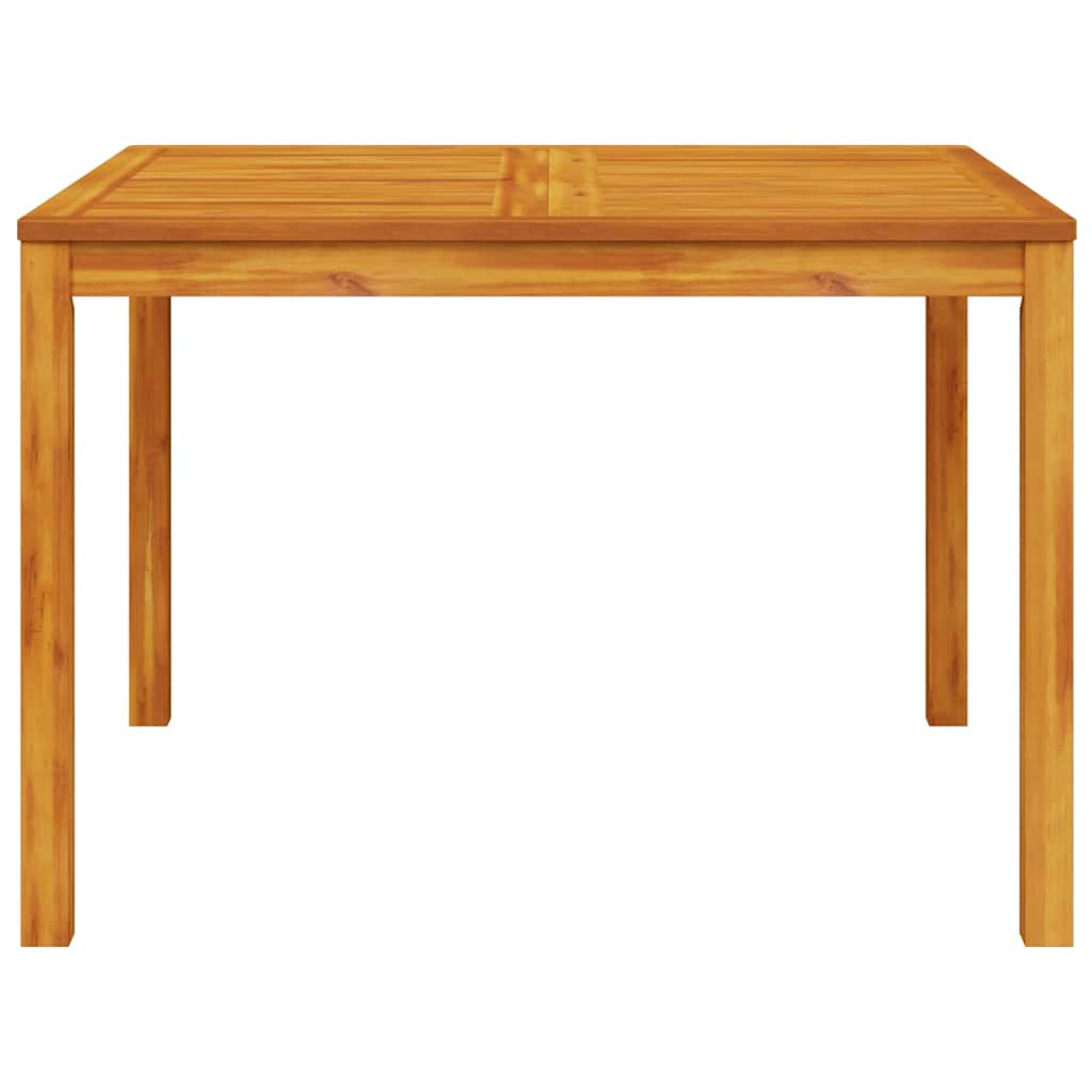 vidaXL Salon de jardin à manger 5 pcs Marron Bois d'acacia massif