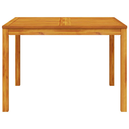 vidaXL Salon de jardin à manger 5 pcs Marron Bois d'acacia massif