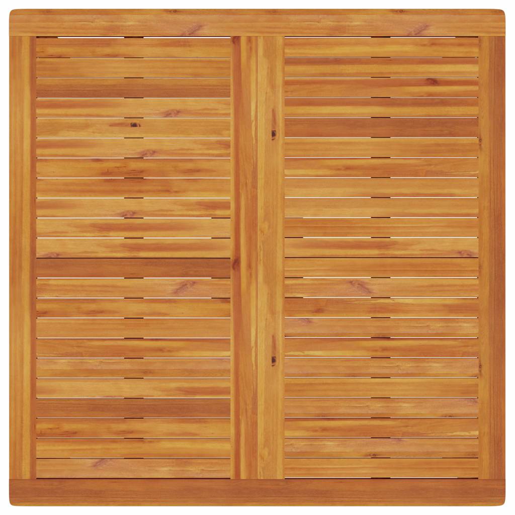 vidaXL Salon de jardin à manger 5 pcs Marron Bois d'acacia massif