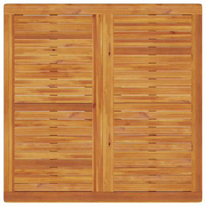 vidaXL Salon de jardin à manger 5 pcs Marron Bois d'acacia massif