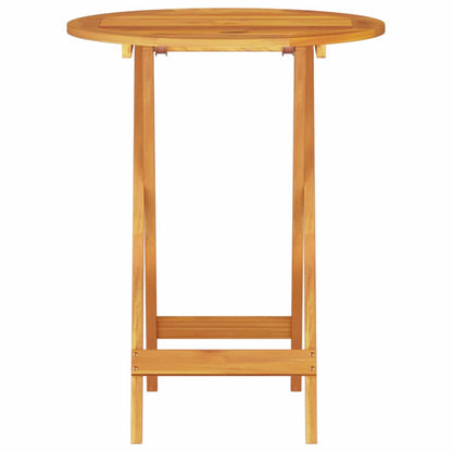 vidaXL Klapp Bistro Set 3 pcs Braun Akazie Massivholz