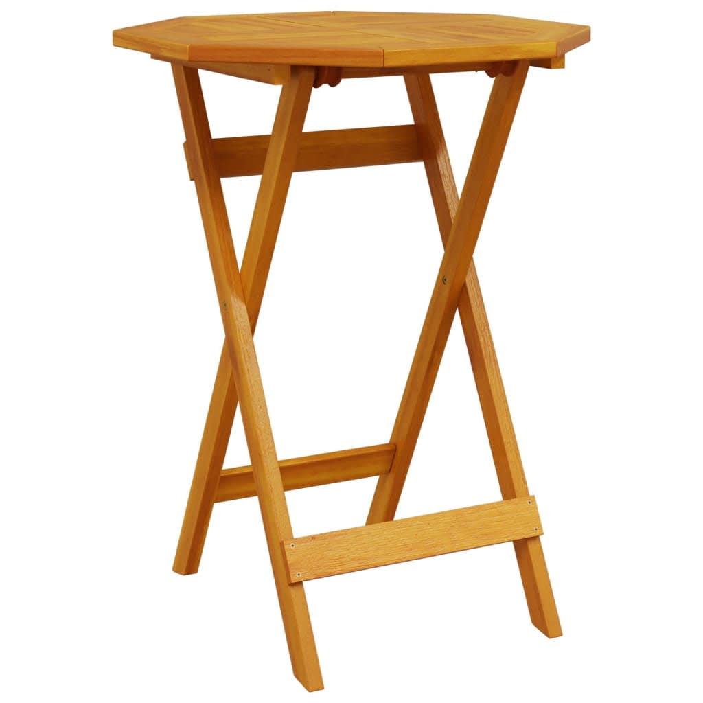 vidaXL Klapp Bistro Set 3 pcs Braun Akazie Massivholz