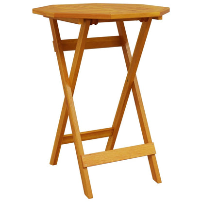 vidaXL Klapp Bistro Set 3 pcs Braun Akazie Massivholz