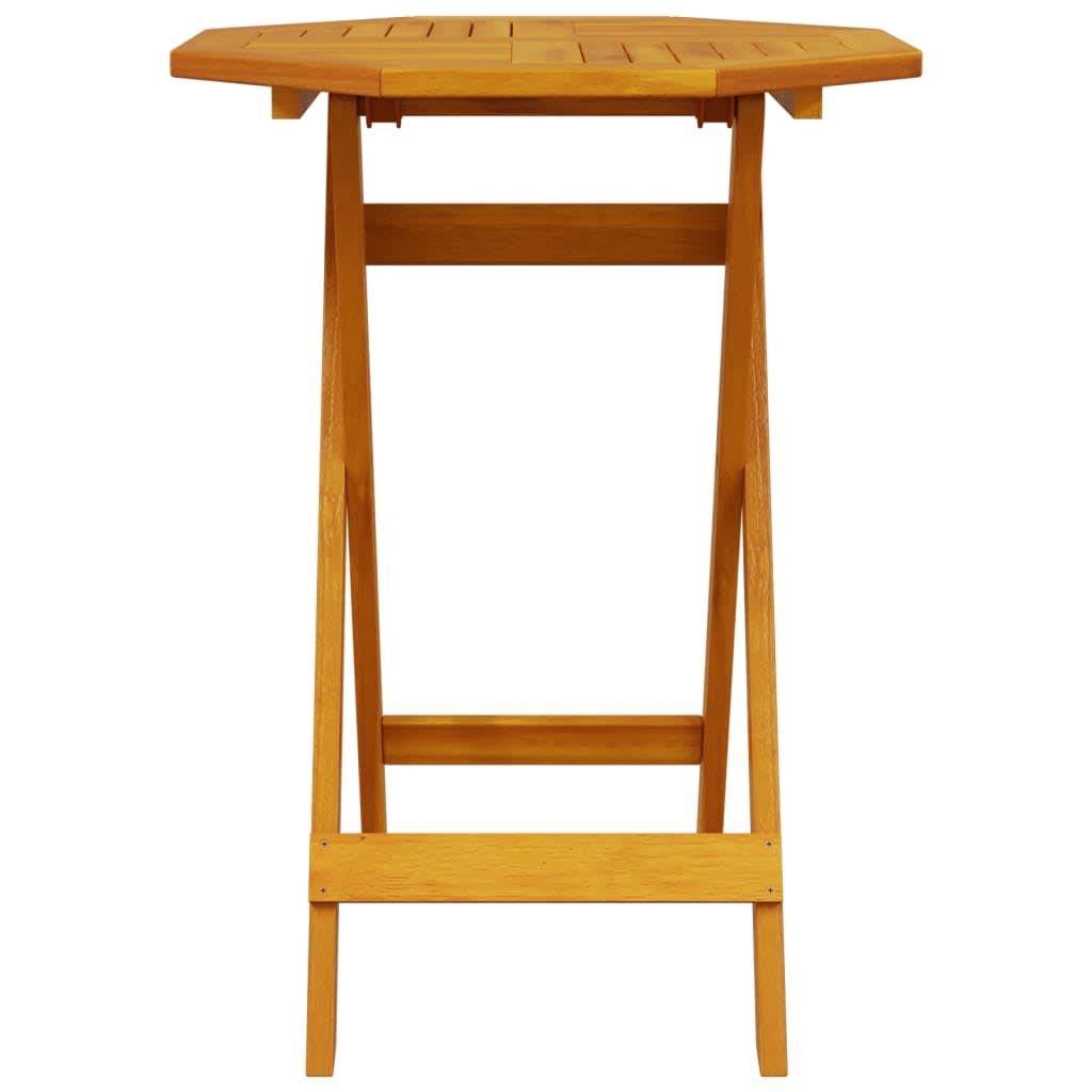 vidaXL Klapp Bistro Set 3 pcs Braun Akazie Massivholz